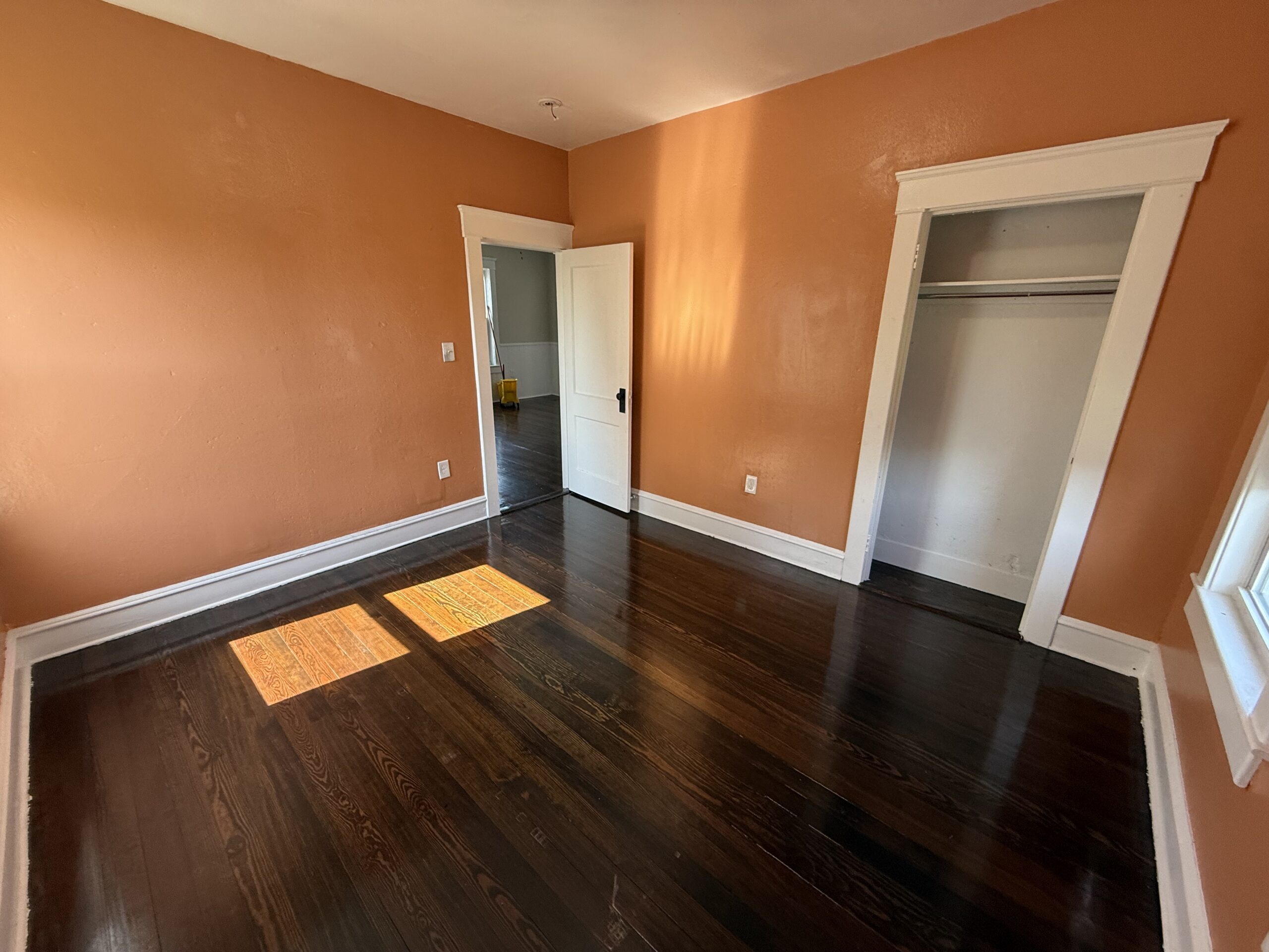 Bedroom with closet and hardwood floors at 170 King Street Unit 2, Fall River MA